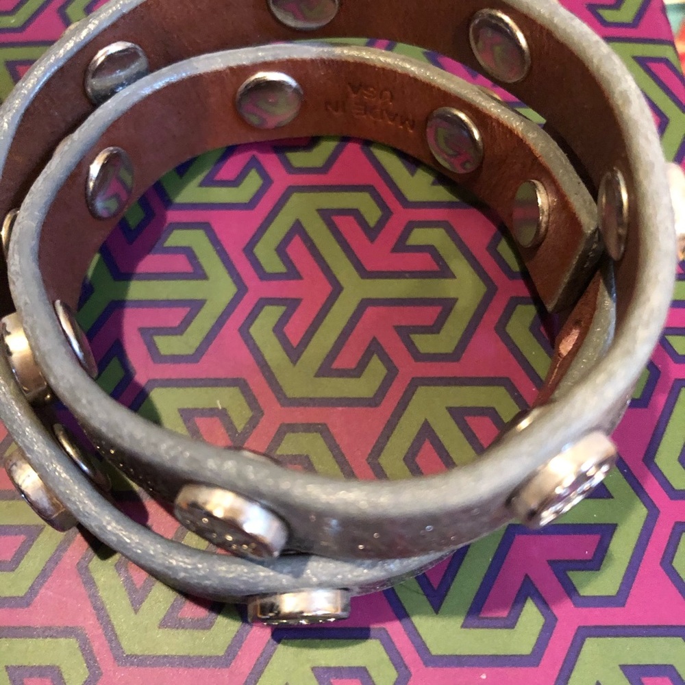 Leather Wrap Cuff - image 2